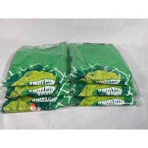 Lot of 6 Boys' Cat & Jack T-Rex Soccer Goalie Graphic T-Shirts - Green XXL (18)